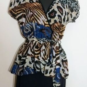 Cool Lightweight Animal Print Top